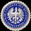 Siegelmarke K.Pr. Landrath des Kreises Ortelsburg W0310926