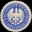 Siegelmarke K.Pr. Landrath des Kreises Ortelsburg W0356157
